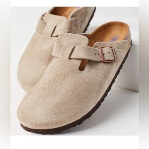 Birkenstock Boston Soft Footbed Suede Taupe EU40 women’s 9 men’s 7 regular fit